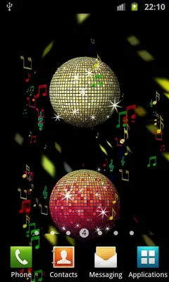 Summer Disco Ball LWP android App screenshot 3